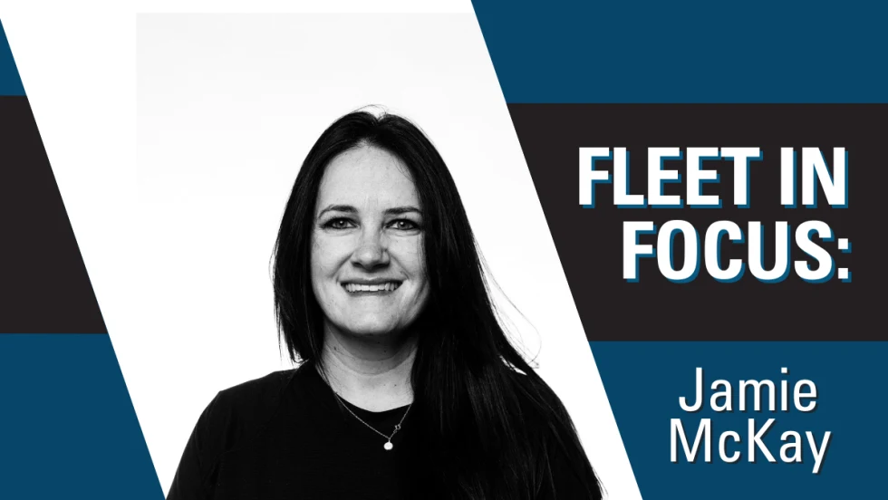 A headshot of Jamie McKay for the Fleet in Focus series.
