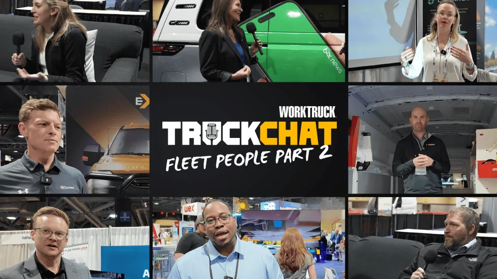 Collage of interviews from the Fleet People Part 2 episode of Truck Chat