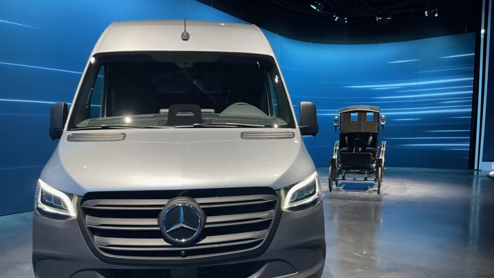 Mercedes-Benz Sprinter van. 
