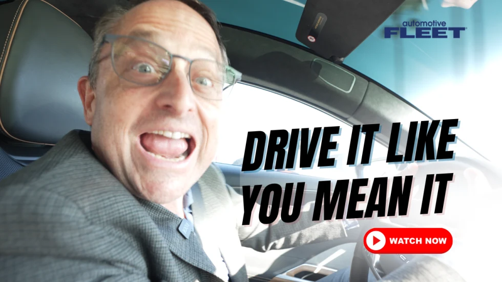 Chris Brown on ride and drive, drive it like you mean, watch today from Automotive Fleet 