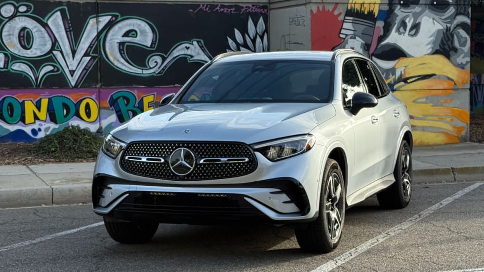 Exterior hero shot of Mercedes GLC SUV