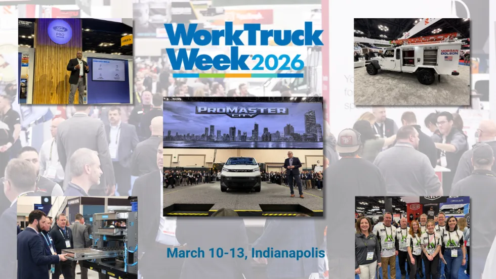 Collage of photos from Work Truck Week