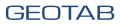 blue logo with the word "geotab"