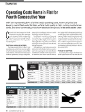 2016 Operating Costs Statistics