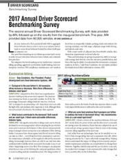 2016 Driver Scorecard
