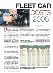 2008 Maintenance Statistics