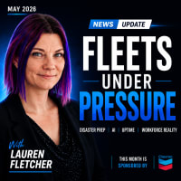 Fleets are under pressure, the latest podcast episode for Truck Chat's monthly recap featuring host Lauren Fletcher