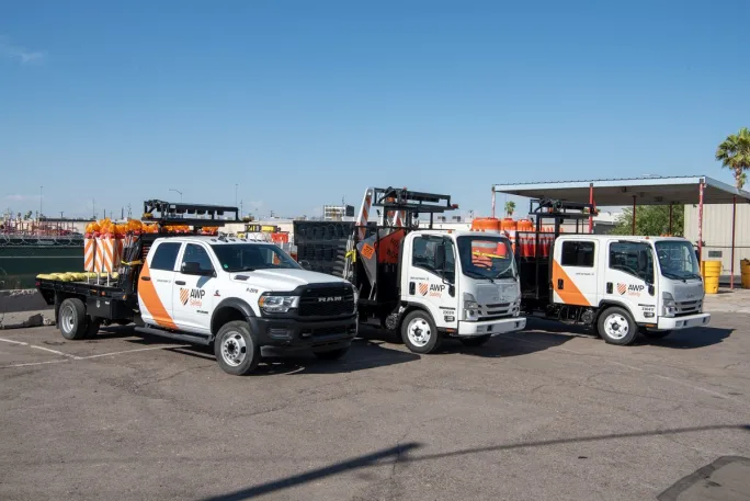 AWP Safety truck fleet