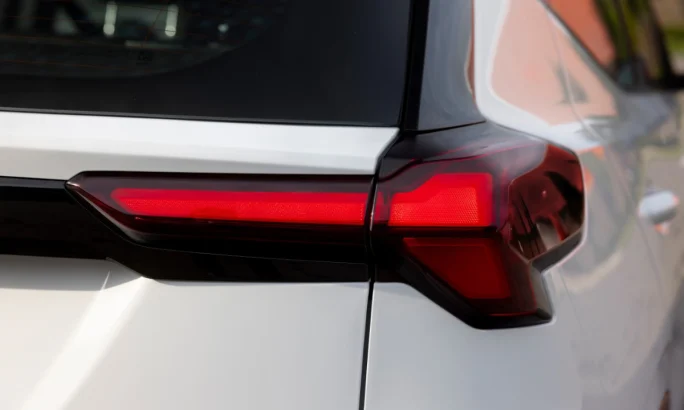 Rear view of the 2027 Chevrolet Bolt EV featuring redesigned tail lamps.