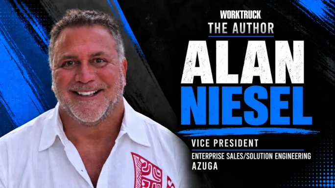 Headshot of Alan Niesel, vice president of enterprise sales and solution engineering at Azuga.