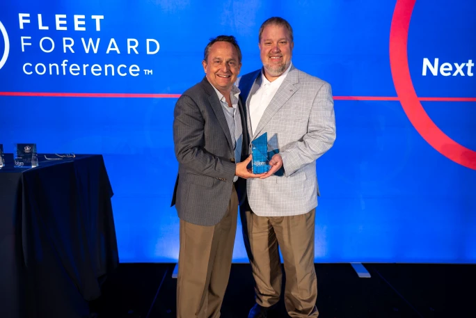 Chris Brown and Joseph Lukacs at Fleet Forward conference 2026