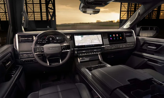 Interior of 2027 GMC Sierra