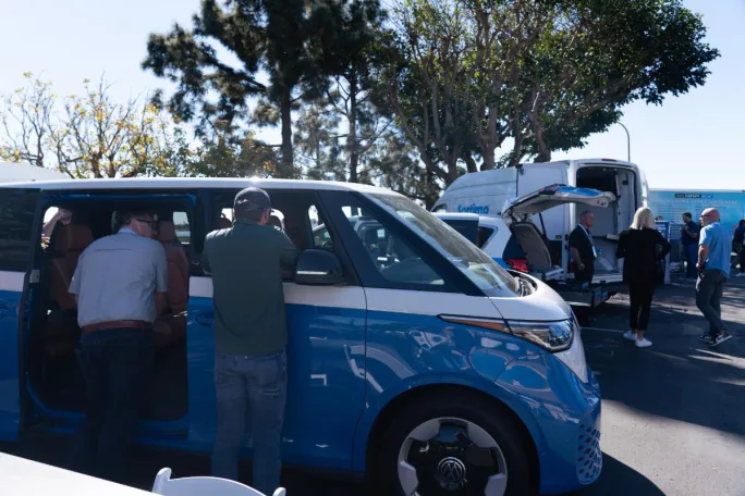 Attendees at ride and drive.