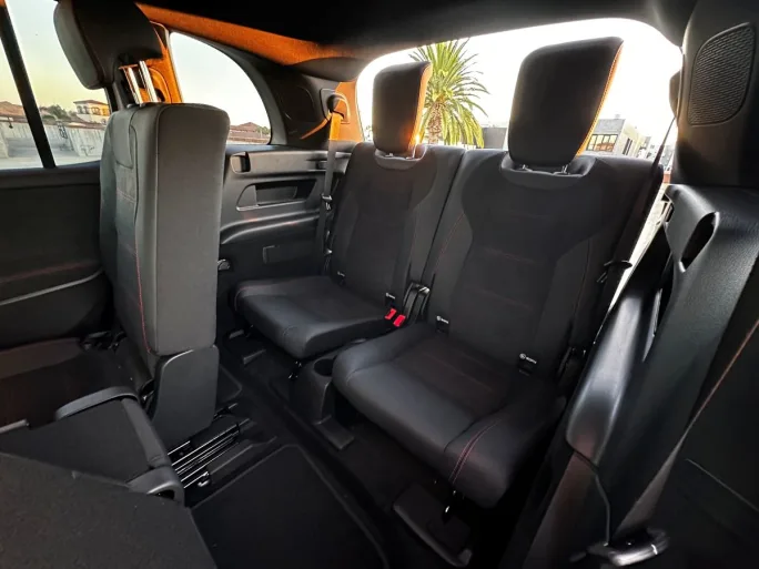 Third row of Mercedes-Benz EQB 250.