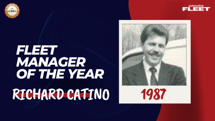 Automotive Fleet Fleet Manager of the Year 1987 winner Richard Catino