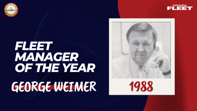 Automotive Fleet Fleet Manager of the Year 1988 winner George Weimer