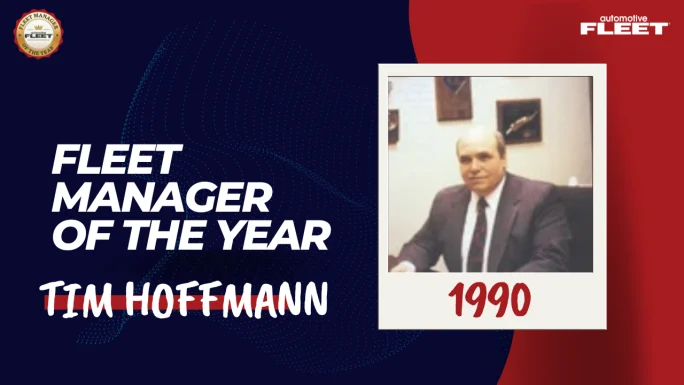 Automotive Fleet Fleet Manager of the Year 1990 winner Tim Hoffmann.