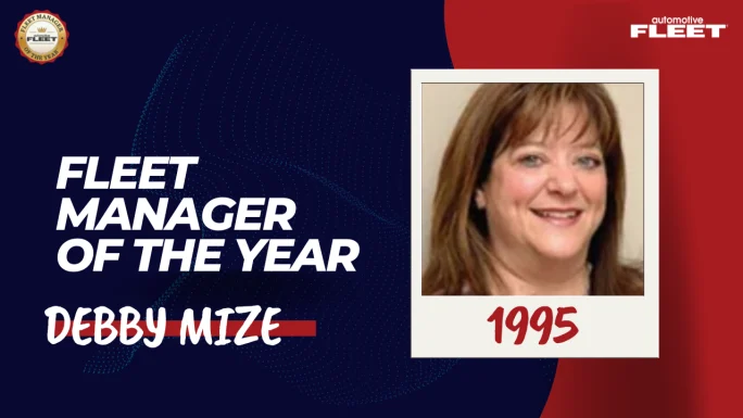 Automotive Fleet Fleet Manager of the Year 1995 winner Debby Mize.