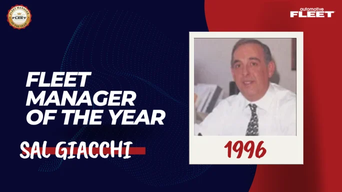 Automotive Fleet Fleet Manager of the Year 1996 winner Sal Giacchi.