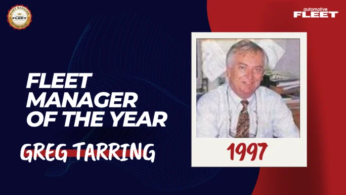 Automotive Fleet Fleet Manager of the Year 1997 winner Greg Tarring.