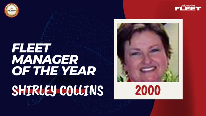 Automotive Fleet Fleet Manager of the Year 2000 winner Shirley Collins.