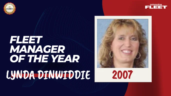Automotive Fleet Fleet Manager of the Year 2007 winnerLynda Dinwiddie