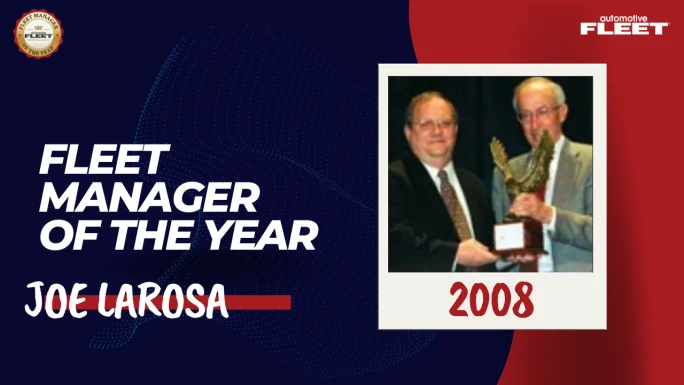 Automotive Fleet Fleet Manager of the Year 2008 winner Joe Larosa.