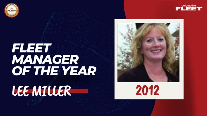 Automotive Fleet Fleet Manager of the Year 2012 winner Lee Miller