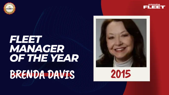 Automotive Fleet Fleet Manager of the Year 2015 winner Brenda Davis