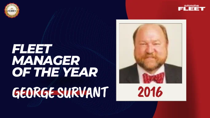 Automotive Fleet Fleet Manager of the Year 2016 winner George Survant