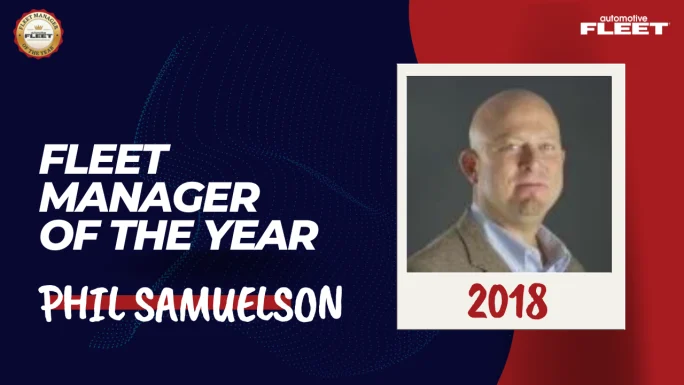 Automotive Fleet Fleet Manager of the Year 2018 winner Phil Samuelson