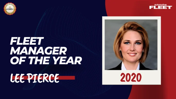 Fleet Manager of the Year honoree Lee Pierce recipient of the award in 2019.