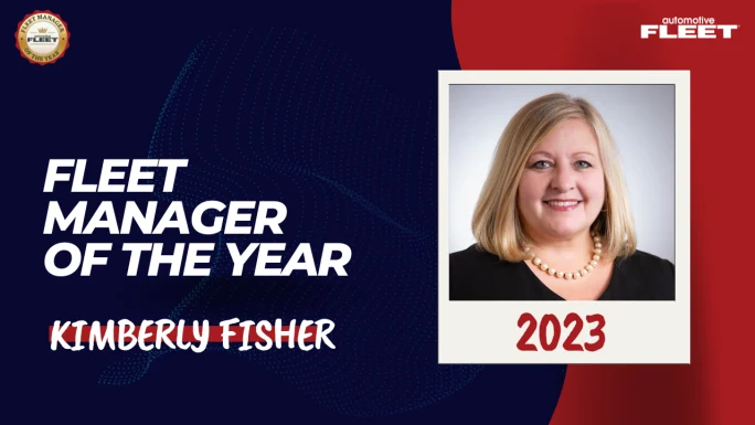 Fleet Manager of the Year honoree Kimberly Fisher recipient of the award in 2023.