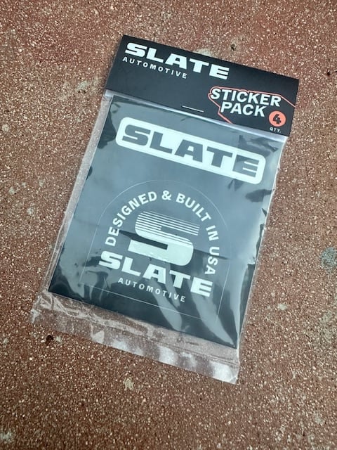 A sticker pack for truck maker Slate.