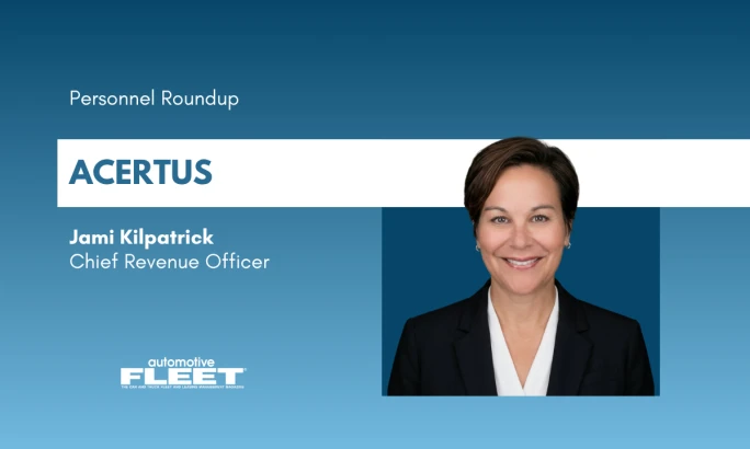 Headshot of Jami Kilpatrick, Chief Revenue Officer at ACERTUS, wearing a black blazer and white top, smiling against a blue background.