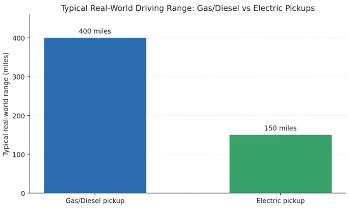  Chart for real-world driving range