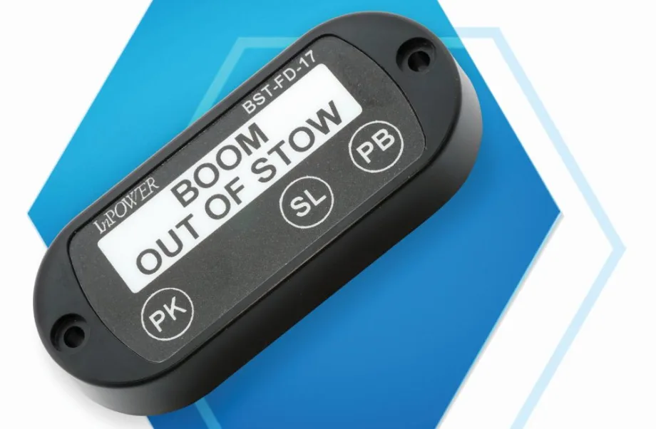 InPower System Alerts When Boom is Out of Stow