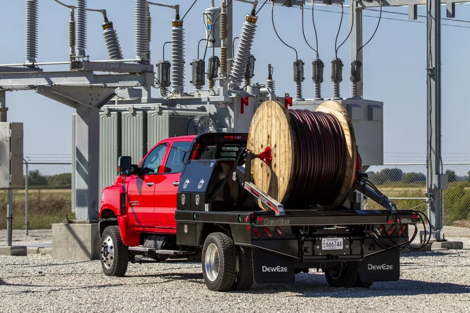 DewEze Reel Winder Designed for Utilities, Telecom, and Construction