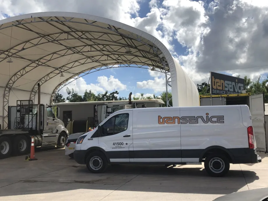 Transervice Canopy Helps Beat the Heat