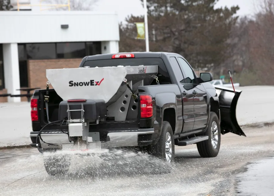 SnowEx Updates HELIXX Stainless Steel Hopper Spreaders