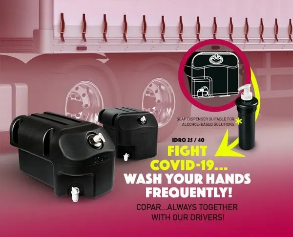 Portable Handwashing Station for Driver Hygiene Compliance
