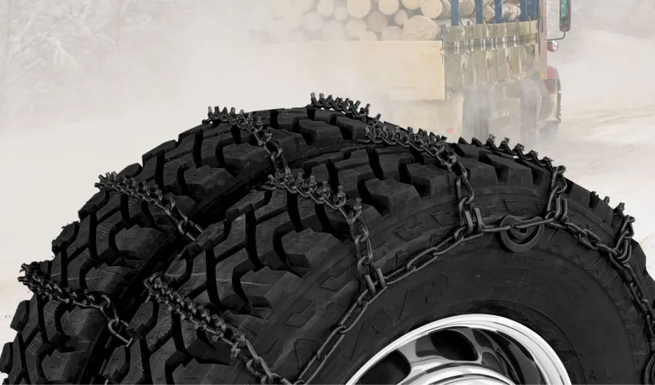 Kinedyne Grip Link Tire Chains Help Trucks Go Farther