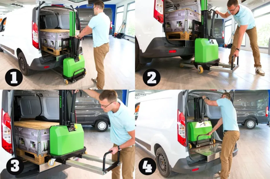 InnoLIFT XXL Straddle Loader Simplifies Deliveries