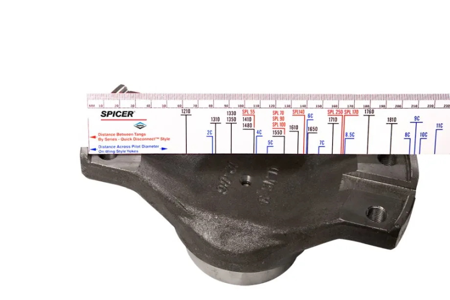Yoke Ruler Helps Technicians Get the Right Spicer U-Joint