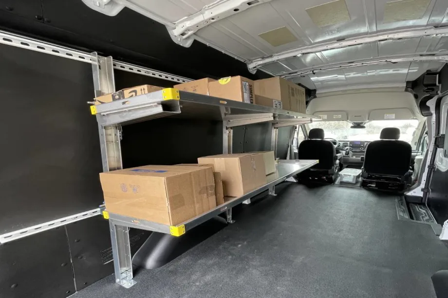 Ez Stak Introduces Delivery Vehicle Folding Shelf