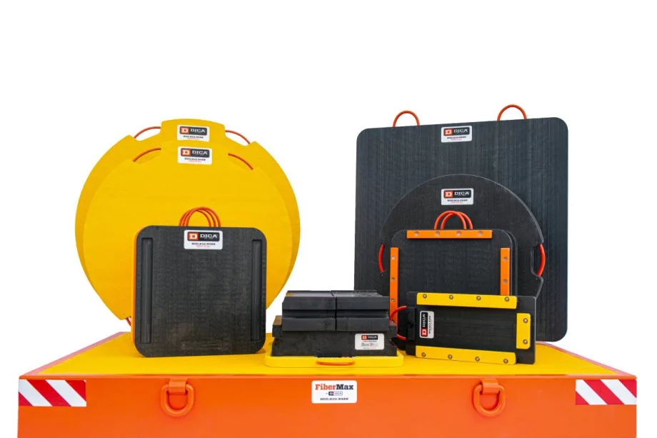 DICA Outrigger and Crane Pads, Cribbing, and Rigging Products