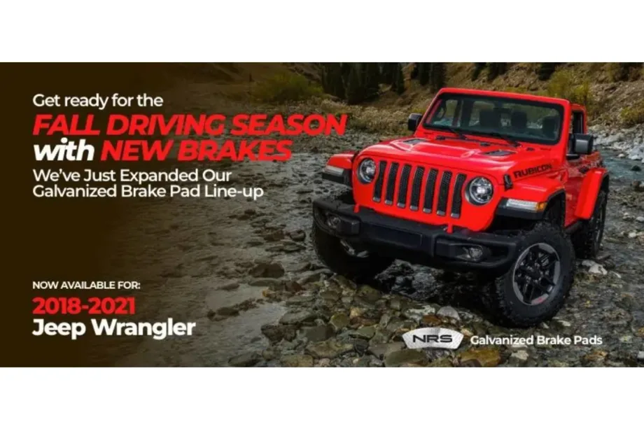 NRS Brakes Releases Updated Brakes Pads for 2018-2021 Jeep Wrangler