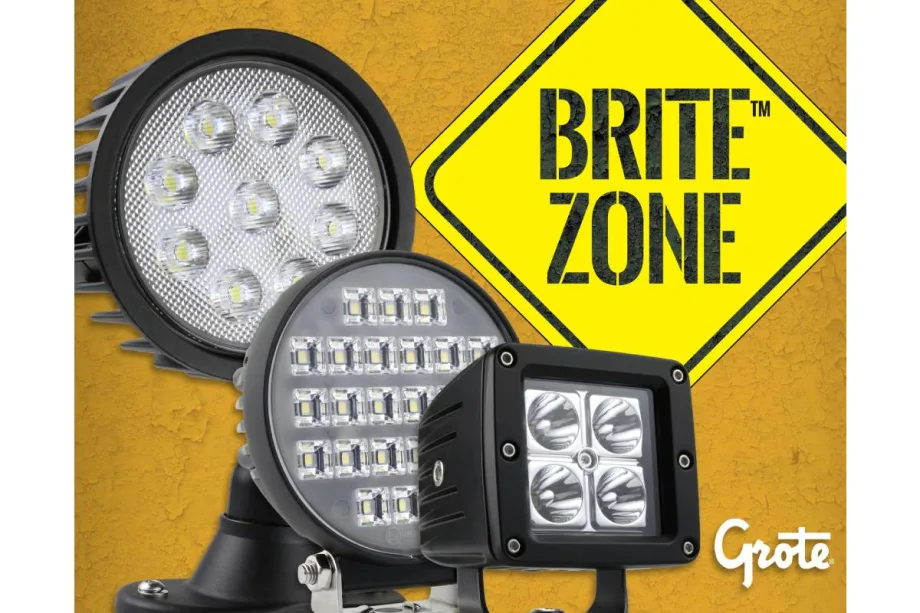 Grote Industries Expands BriteZone LED Work Lamp Line
