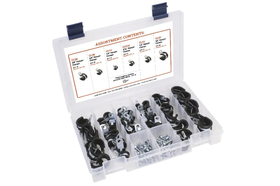 Husky Fluid Line Securing Hanger Clamps
