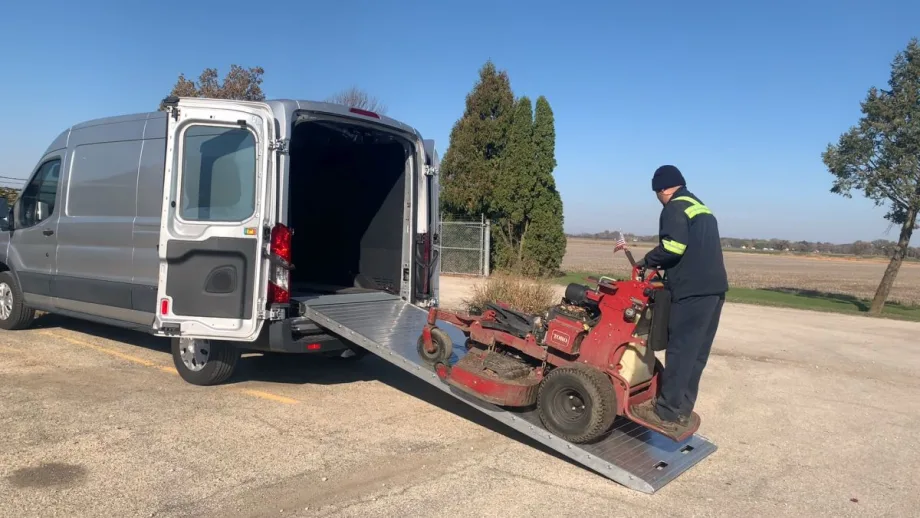 Van Step & Hide-a-Ramp for Ford Transit Provides Versatility